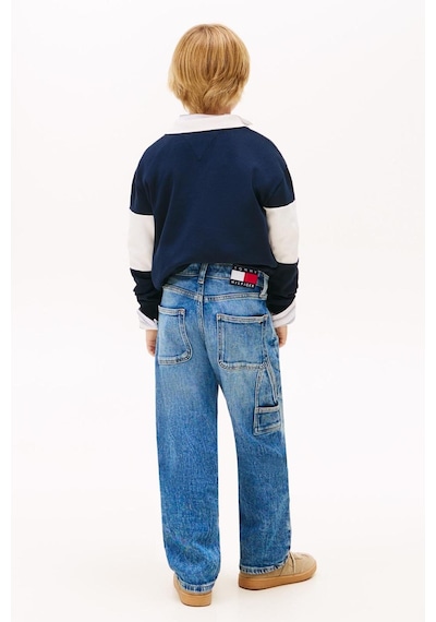 Tommy Hilfiger Erkek Çocuk Kot Pantolon Kb0kb10343 Mavi