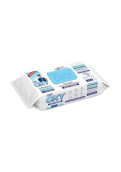 Mr Oxy Yüzey Temizlik Havlusu Beyaz Sabun 100'lü