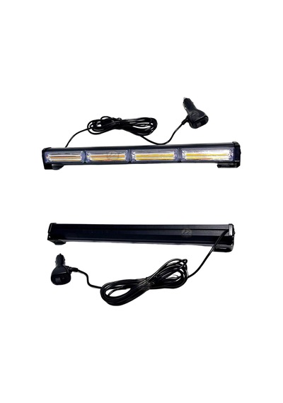 Turuncu Tepe Çakar Bar Led 60cm 12-24v Off Road Çekici Traktör İkaz Lambası Çakar 15 Modlu