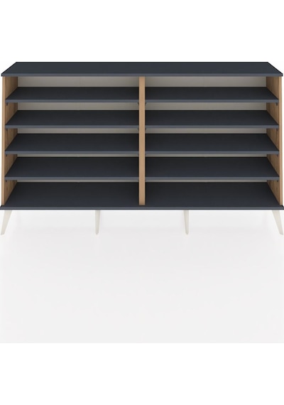 Arges Konsol 8 Raflı 176x30x99 Çam-antrasit Çam-antrasit Arges Konsol 8 Raflı 176x30x99 Çam-antrasit Çam-antrasit