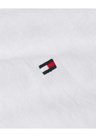 Tommy Hilfiger Ess Lınen Relaxed Shırt Kadın Beyaz Gömlek - Ww0ww44679
