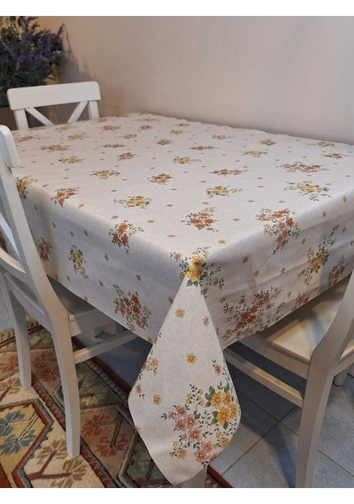Elyaflı Pvc Masa Örtüsü Modern, Dayanıklı, Silinebilir Ve Şık Görünüm 01fnt1287 Kahverengi