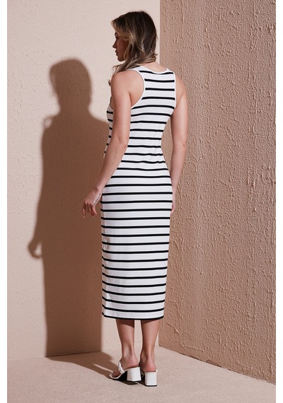 Fashion Friends Bayan Elbise 25y0375k1 Ekru Ekru