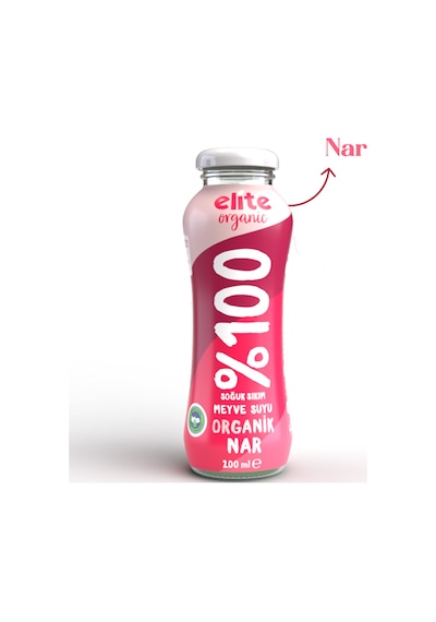 Elite Organik Nar Suyu 200 Ml