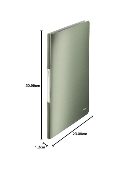 Leitz Style 3959-00-53 Sunum Dosyası 40 Poşetli A4 Seramik Yeşili Yeşil
