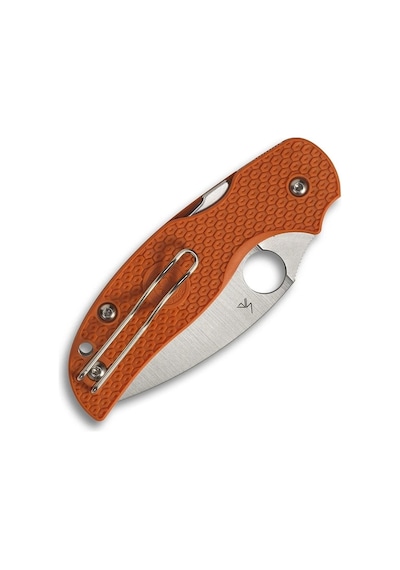 Spyderco Sage 5 Burnt Orange Lightweight Cpm Rex 121 Plainedge Kamp Çakı Turuncu