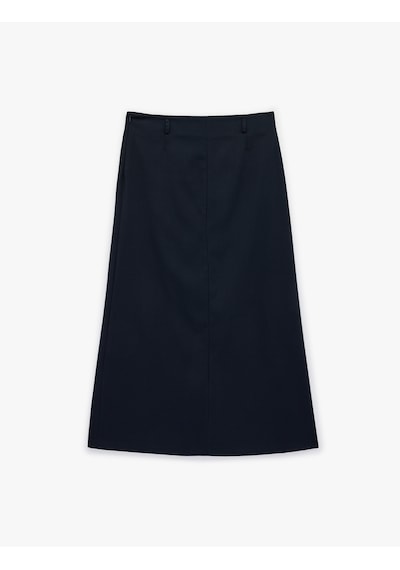Koton Regular Fit Midi Kalem Etek Lacivert 6sak70033uw Lacivert