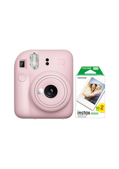Fujifilm Instax Mini 12 Fotoğraf Makinesi + 20'li Mini Film Pembe