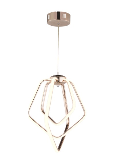 Ld 068 Model Gold 3 Renkli Salon Ve Oturma Odası İçin İdeal Alüminyum Avize, 40x70 Gold