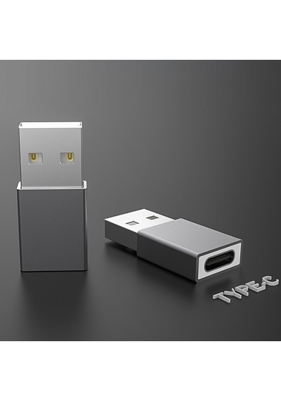 Ally MH-301 Usb To Type-C Dişi Çevirici Dönüştürücü Adaptör-Gri