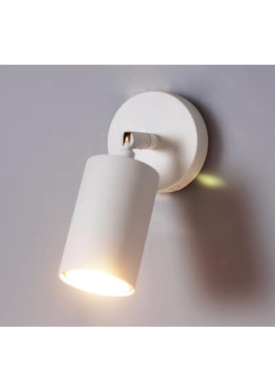 Mylights Mat Beyaz Hareketli Led Aplik Gu10 Led Günışığı Ampul Beyaz
