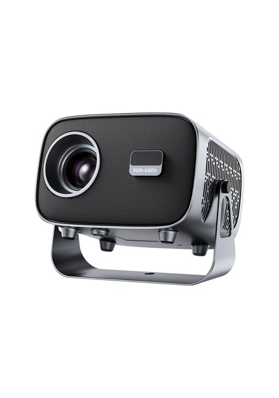 Vd-pjt003 Android 14 Akıllı Projeksiyon Cihazı, 4k Destekli 720p Hd Mini Projektör, 160 Ansı Lümen, İos Ve Android Ekran Yansıtma, Bluetooth 5.3, Hdmı, Çift Usb, 360 Döner Stand, 5w Hoparlör