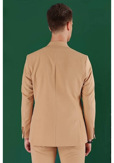 Efor C 645 Slim Fit Camel Spor Ceket CAMEL Efor C 645 Slim Fit Camel Spor Ceket CAMEL