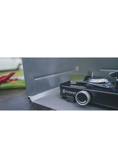 Outwell Heat Diffusion Plate & Windshield Isı Yalıtımlı Portatif Rüzgarlık Gri