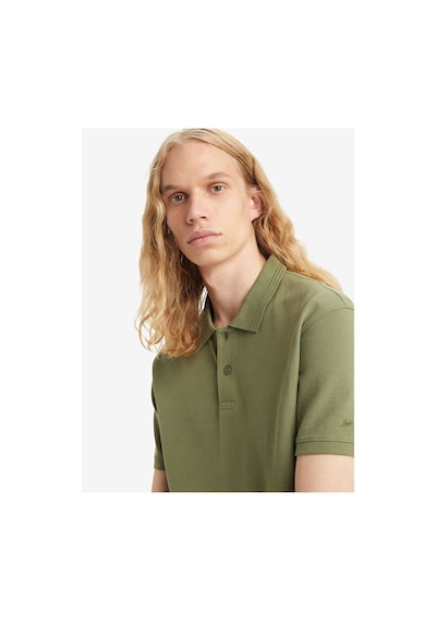 Levi's % 100 Pamuk Regular Fit Polo Yaka T Shirt Erkek Polo Yaka T Shirt A9451 Haki