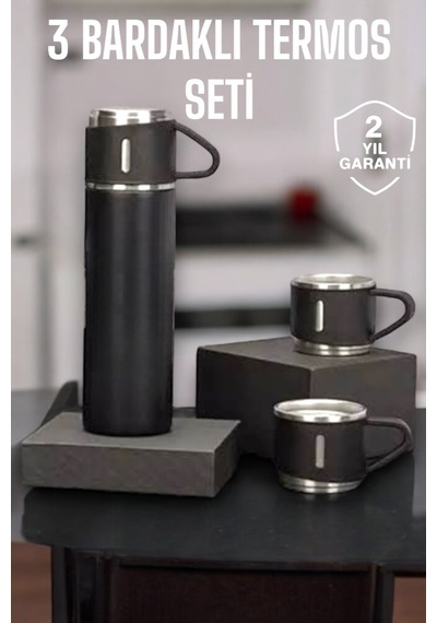 500 Ml Kapasiteli Taşınabilir Basınçlı Termos Seti Günlük Kullanım İçin İdeal Diğer