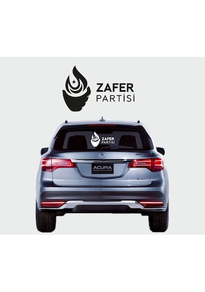 Zafer Partisi Oto Sticker 33 20 Cm