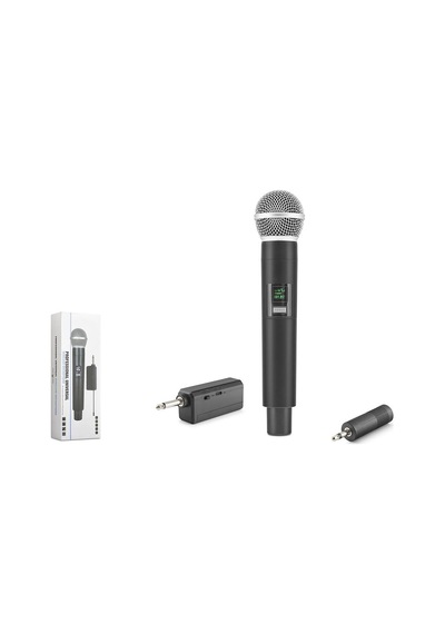 Uhf Kablosuz Mikrofon 6.35 Mm Siyah Hdx2801 Evimdeyokyok