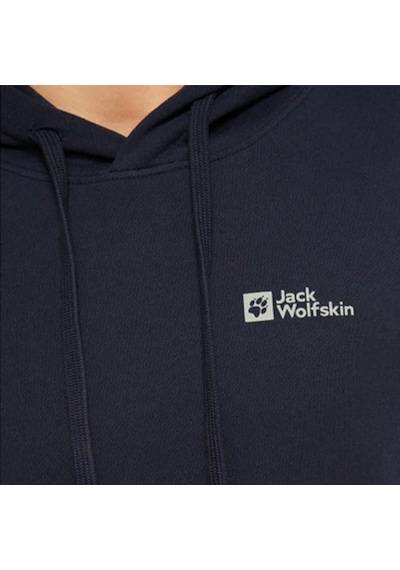 Jack Wolfskin Jack Wolfskın Erkek Sweatshırt Tommy Hoody Lacivert Kapüşonlu Lacivert Lacivert