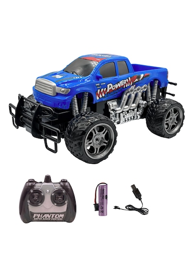 Uzaktan Kumandalı Canavar Ranger Araba Şarjlı Full Fonksiyon 4x2 Off Road Kamyon Oyuncak Arazi Aracı Mavi
