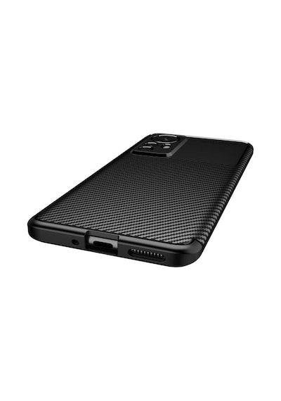 Xiaomi Mi 12 Kılıf Karbon Görünümlü Silikon Kamera Korumalı Üstün Koruma Pazarplus Siyah