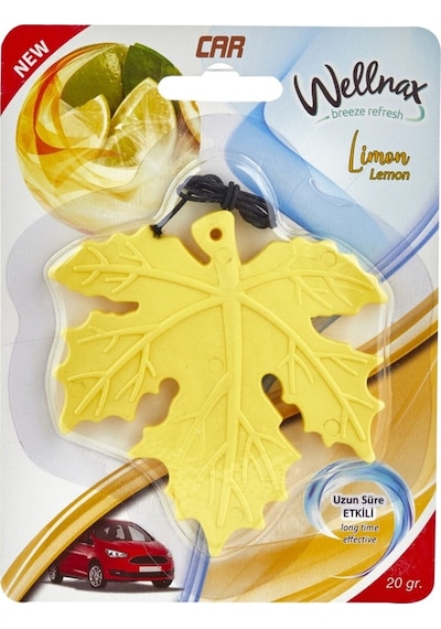 Wellnax Yaprak Oto Kokusu Ferahlatıcı Tropikal, Lavanta, Limon, Mango, Vanilya 5 Adet