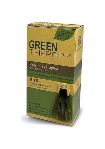Green Therapy Krem Saç Boyası 6.15 Buzlu Çikolata Kahve