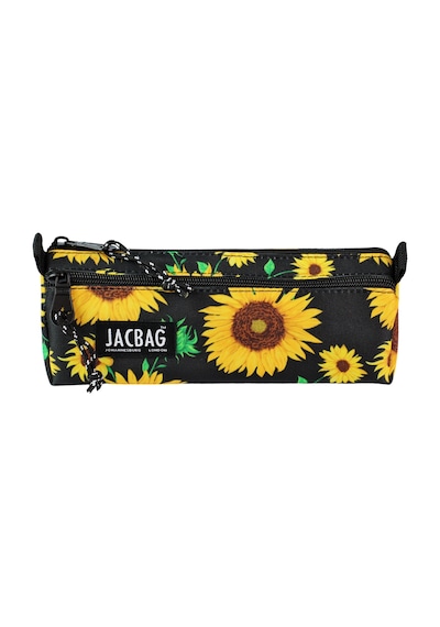 Jacbag Dual Prıme-çift Bölmeli Üçgen Tip Kalem Kutusu Dual Prime-ayçiçeği renkli