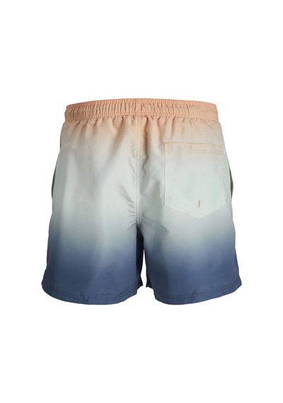 Jack&jones Plus Erkek Ombre Plaj Şortu - Rahat Ve Şık Mavi