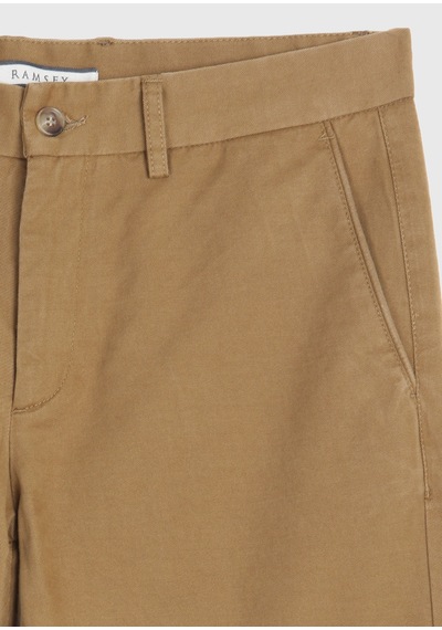 Ramsey Tarçın Düz Dokuma Regular Fit Casual Yün Karışımlı Pantolon