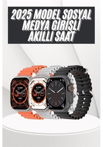 Yeni Nesil Akıllı Saat Uyku Ve Sağlık Takibi Titeşimli Sesli Aram