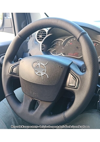 Renault Kangoo 2015 Araca Özel Direksiyon Kılıfı Noktalı Düz
