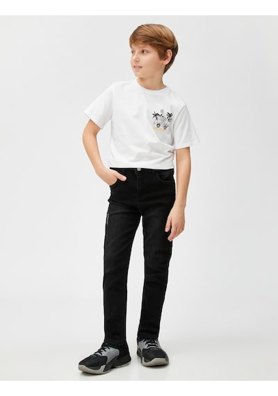Koton Kot Pantolon Düz Paça Normal Bel - Straight Jean Beli Ayarlanabilir Lastikli Antrasit 3skb40007td 3SKB40007TD045 Antrasit Koton Kot Pantolon Düz Paça Normal Bel - Straight Jean Beli Ayarlanabilir Lastikli Antrasit 3skb40007td 3SKB40007TD045 Antrasit