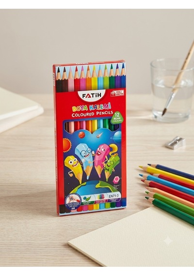 Kuru Boya 12 Renk Kaliteli Diğer