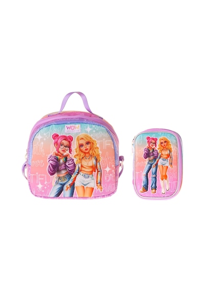 Wow Generation Kız Çocuk Star Pembe - Mor Thermo Beslenme Çantası Ve Kalemlik Seti - Setwg-w6035