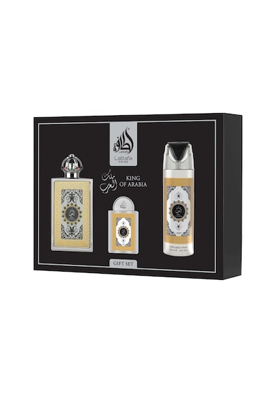 Lattafa Pride King Arabia Edp 100 Ml + 20 Ml +deospray 200 Ml Erkek Parfüm Seti Diğer