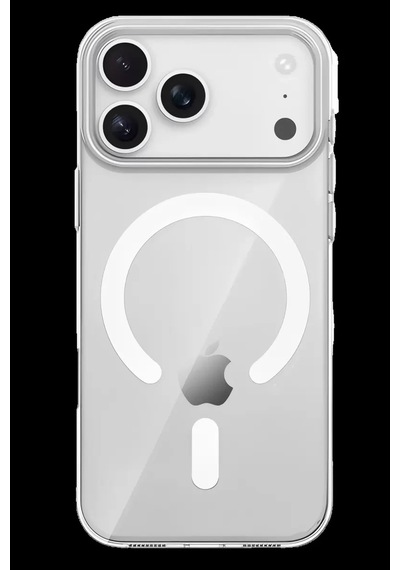 Apple iPhone Uyumlu 17 Pro Pc Blank Magsafe Kapak - Şeffaf Bz8683140888695