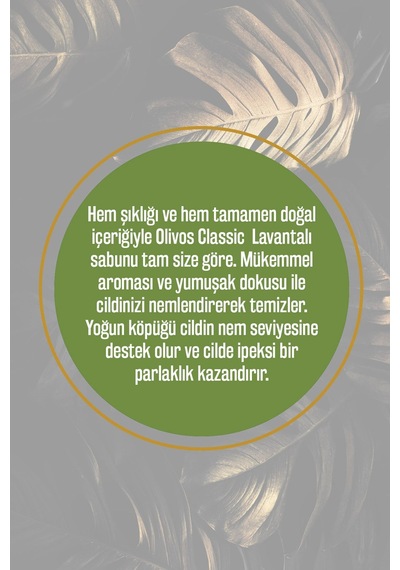 Doğal Klasik Lavanta Ve Zeytinyağlı Katı Sabun Zeytinyağı El Sabu
