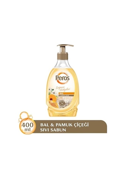 Doğanın Hediyeleri Bal & Pamuk Çiçeği Sıvı Sabun 400 G Acı Badem