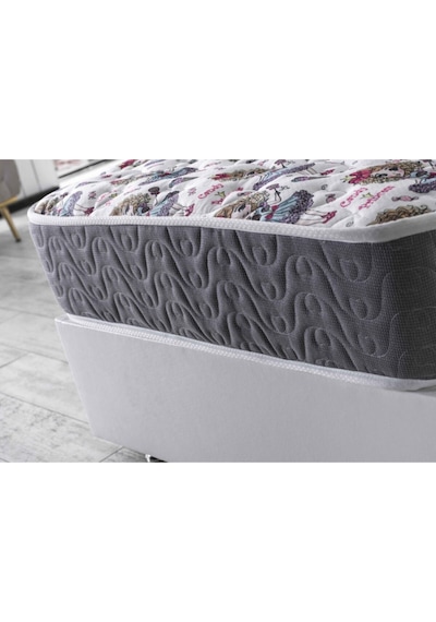 Candy Princess Kız Desenli Ultra Ortopedik Yaylı Yatak 90x190 Tek Kişilik