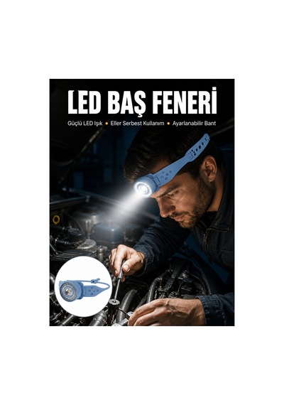 Suya Dayanıklı Led Kafa Lambası Outdoor Kullanım Yeni Nesil Çok renkli 50382728