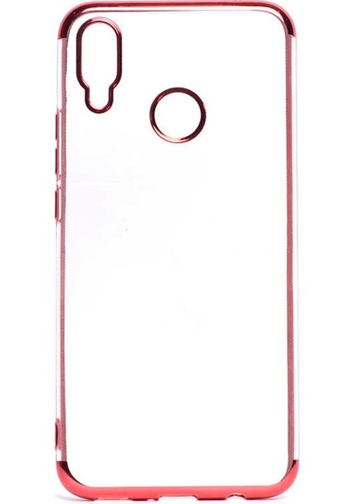 Huawei P Smart Plus Kılıf Zore Dört Köşeli Lazer Silikon Kılıf