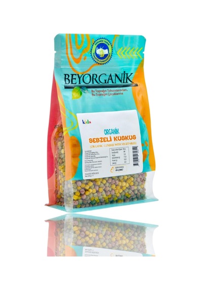 Organik Sebzeli Kuskus 285gr +8ay Pestisit Ve Aflatoksin Analizli Diğer
