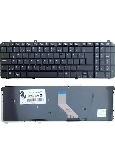 HP Uyumlu 9J.N0Y82.201, 9J.N0182.H0T, 9J.N0Y82.141 Klavye (Siyah)