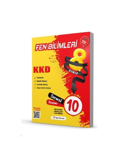 Veri Yayınları Veri 8. Sınıf Fen Bilimleri Kkd Sarmal 10 Deneme