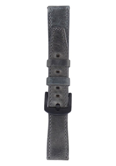 Fro Lw38-43 20 Mm Hakiki Deri Spor Gri Kordon Siyah Toka