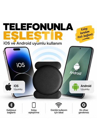 Akıllı  İos Android Uyumlu Anahtarlıklı Eşya Bulucu Bluetooth Akıllı  Tekli Paket