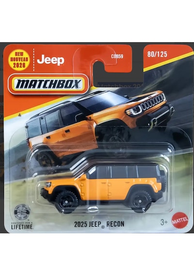 Matchbox 2025 Jeep Recon Turuncu