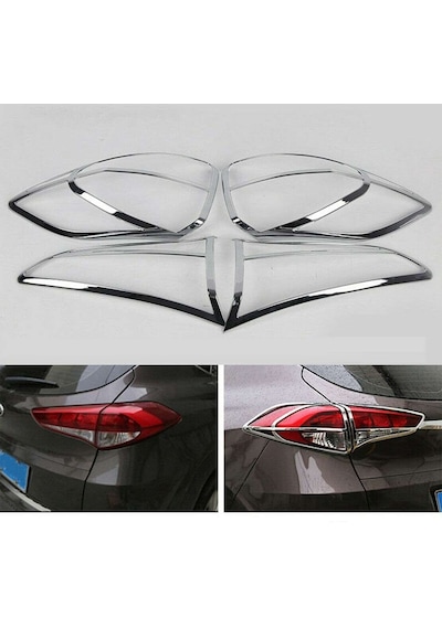Hyundai Ix35 Uyumlu 2010 Sonrası Arka Stop Kaplama Abs Plastik Krom