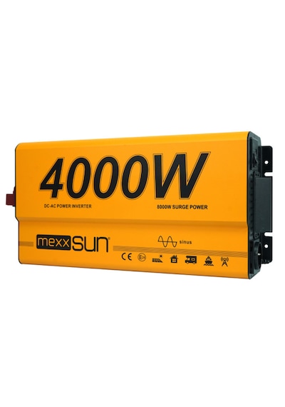 Mexxsun 12v Volt-4000w Watt Tam Sinüs İnverter 220v Çevirici